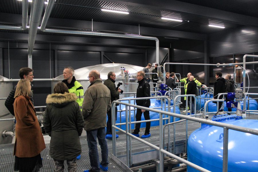 Inauguration of the new 1.375 m2 surface water works